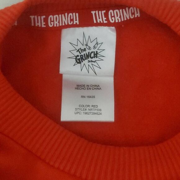 NWT DR SEUSS GRINCH HOLIDAY THEMED SWEATSHIRT - Picture 8 of 8